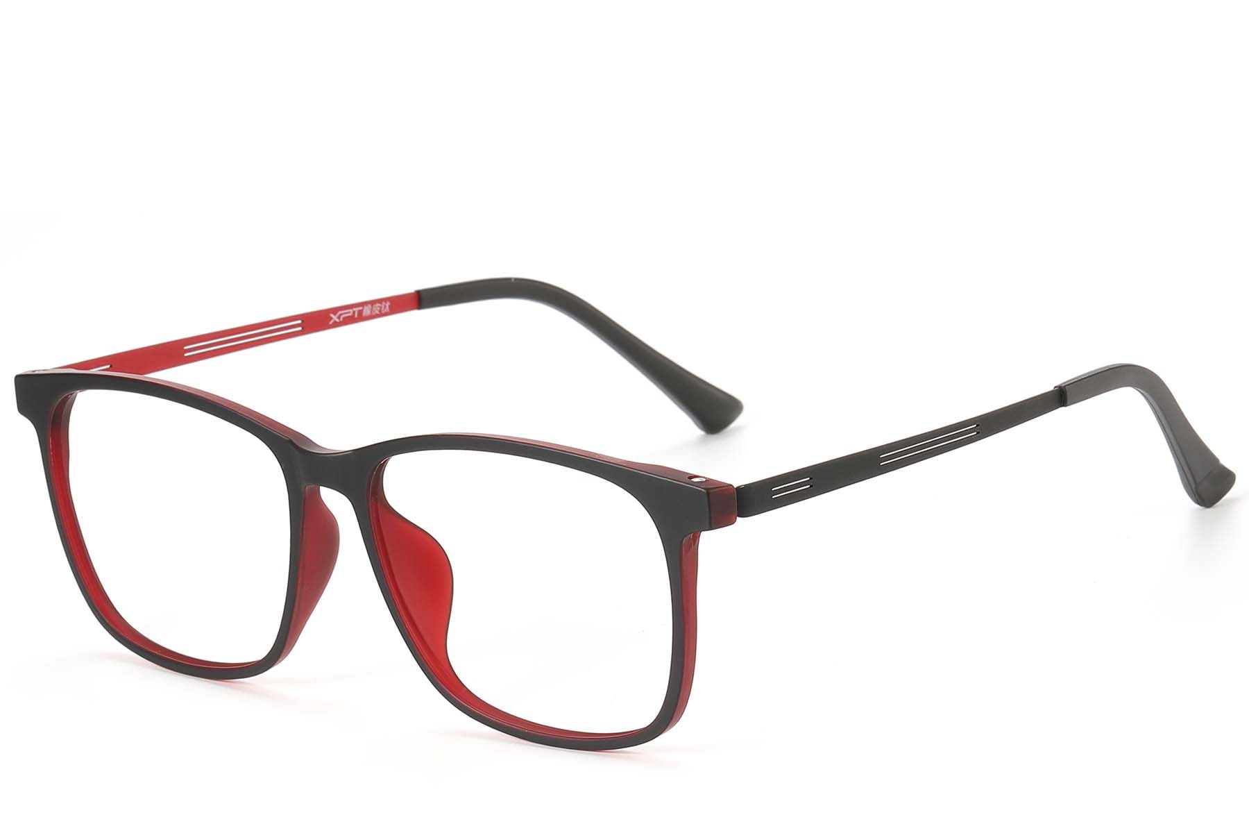 Rectangular Red TR90 Glasses #BS1913-0742