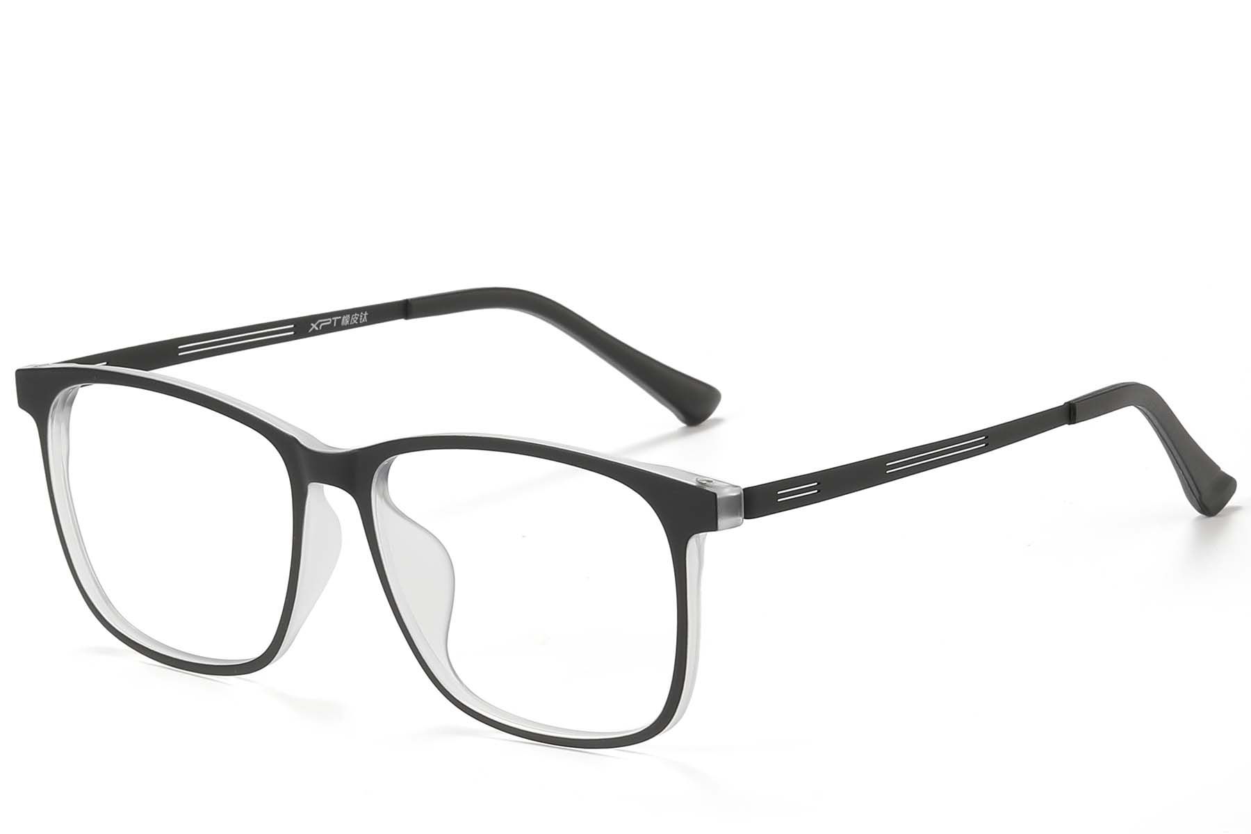 Rectangular Black TR90 Glasses #BS1913-0744