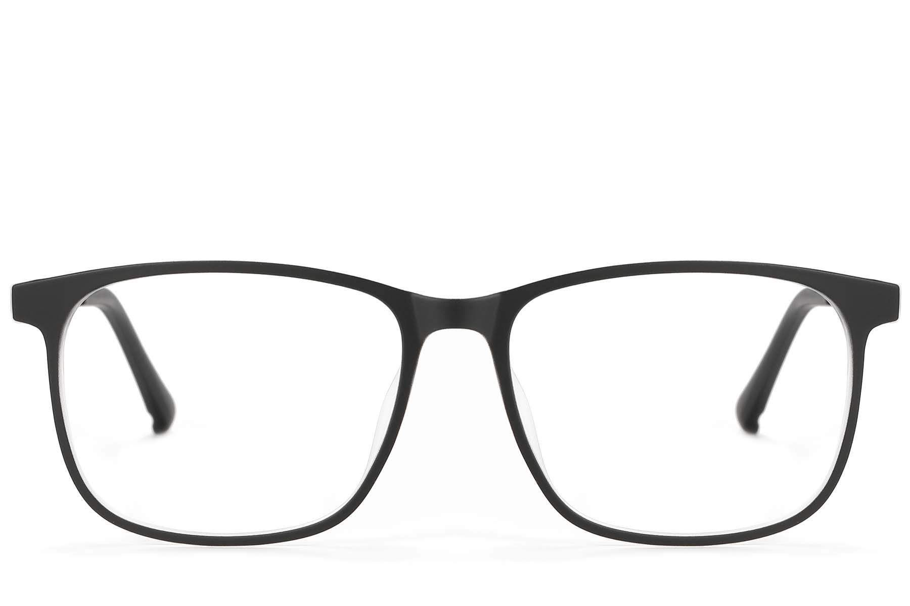Rectangular Black TR90 Glasses #BS1913-0744