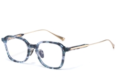 Rectangular Blue Acetate Glasses #BS1913-0762