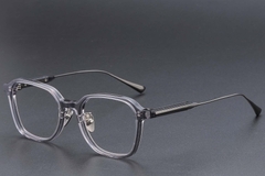 Rectangular Grey Acetate Glasses #BS1913-0765