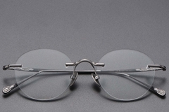 Gafas invisibles de titanio gris #BS1913-0771