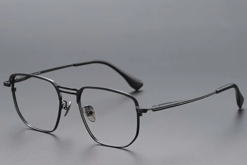 Lunettes aviateur en titane noir #BS1913-0772