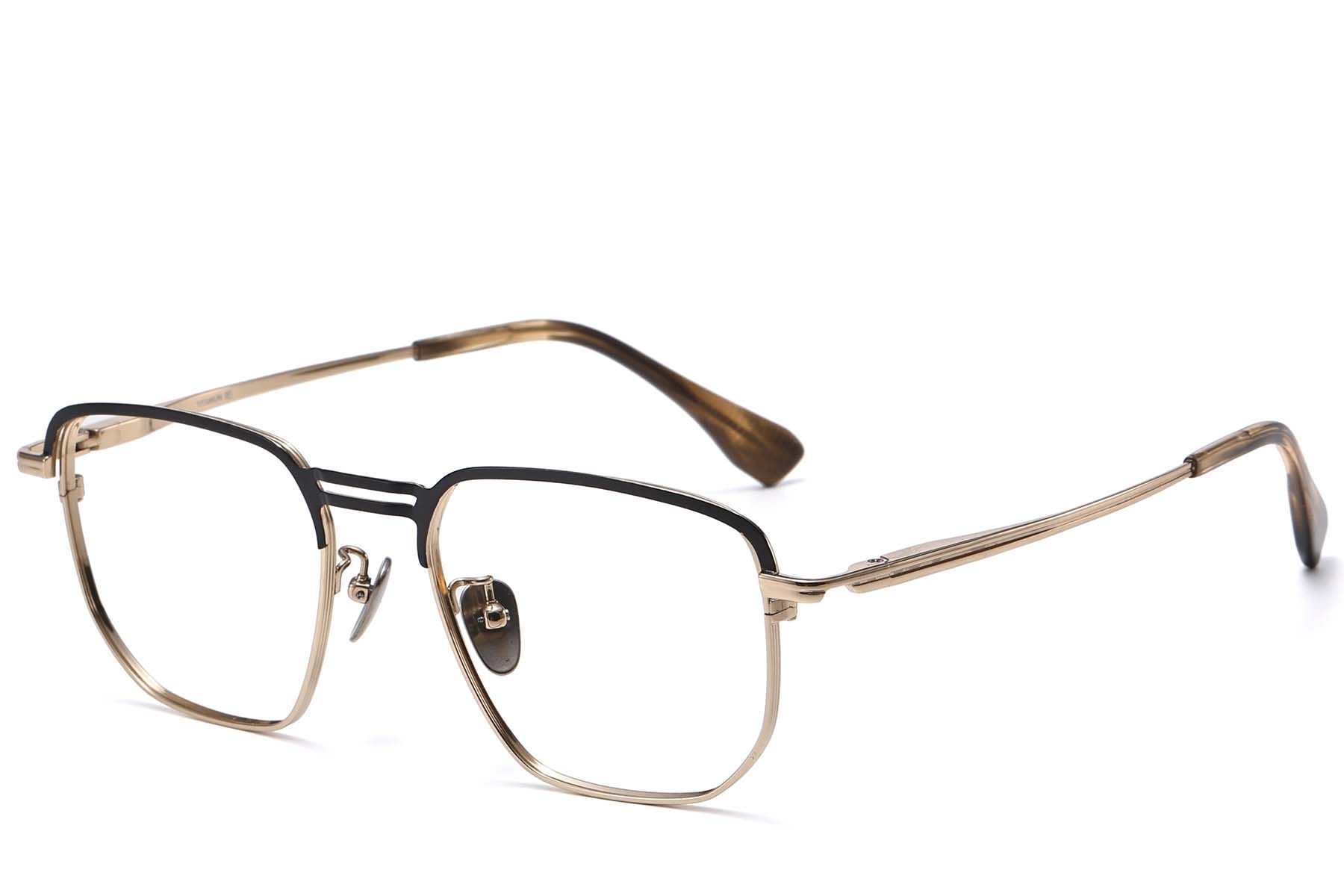 Aviator Golden Titanium Glasses #BS1913-0773