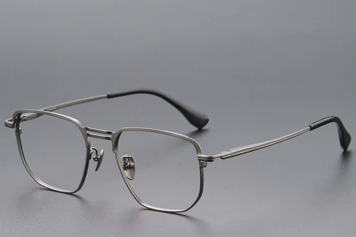 Lunettes aviateur en titane gris #BS1913-0775
