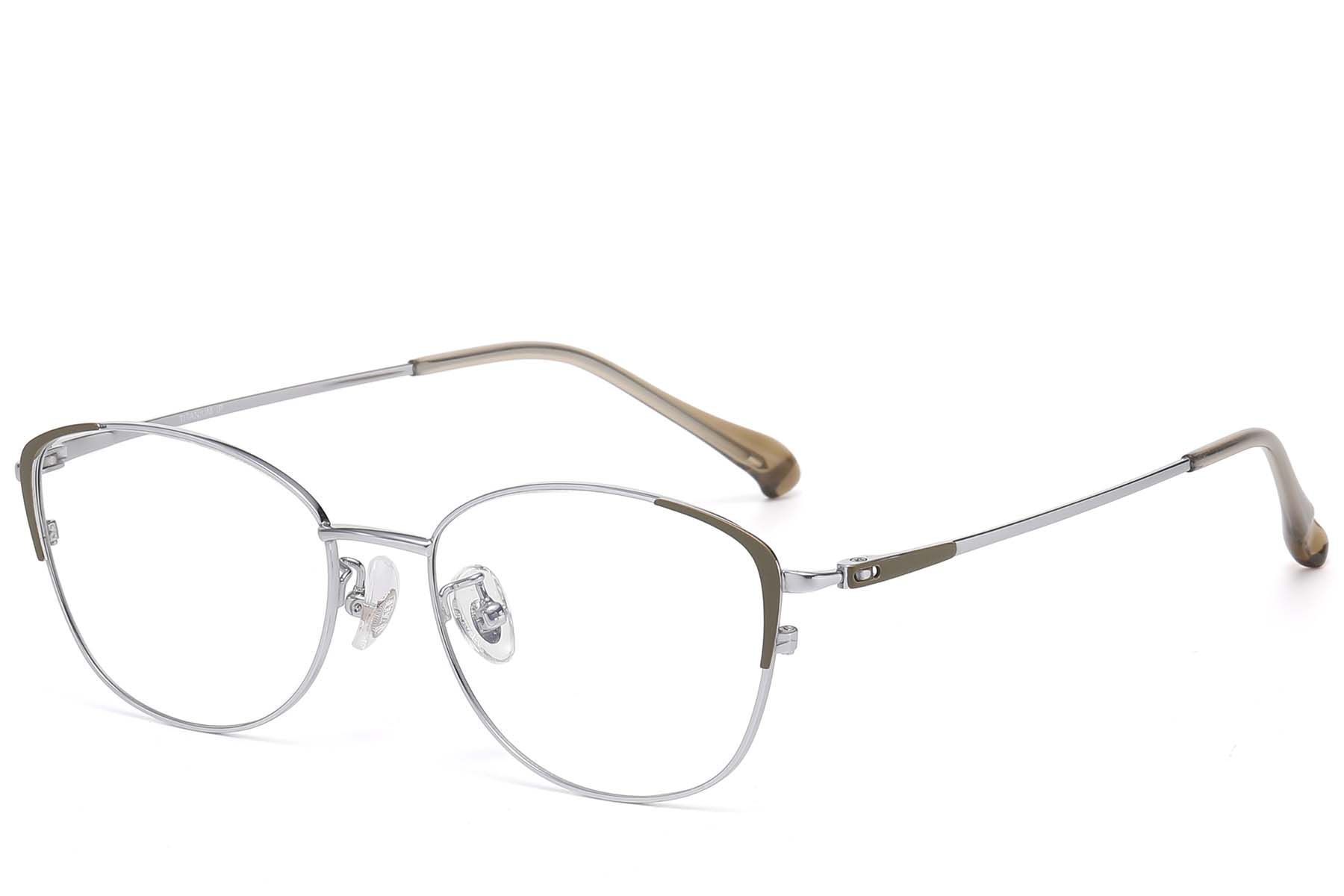 Butterfly Silver Titanium Glasses #BS1913-0776