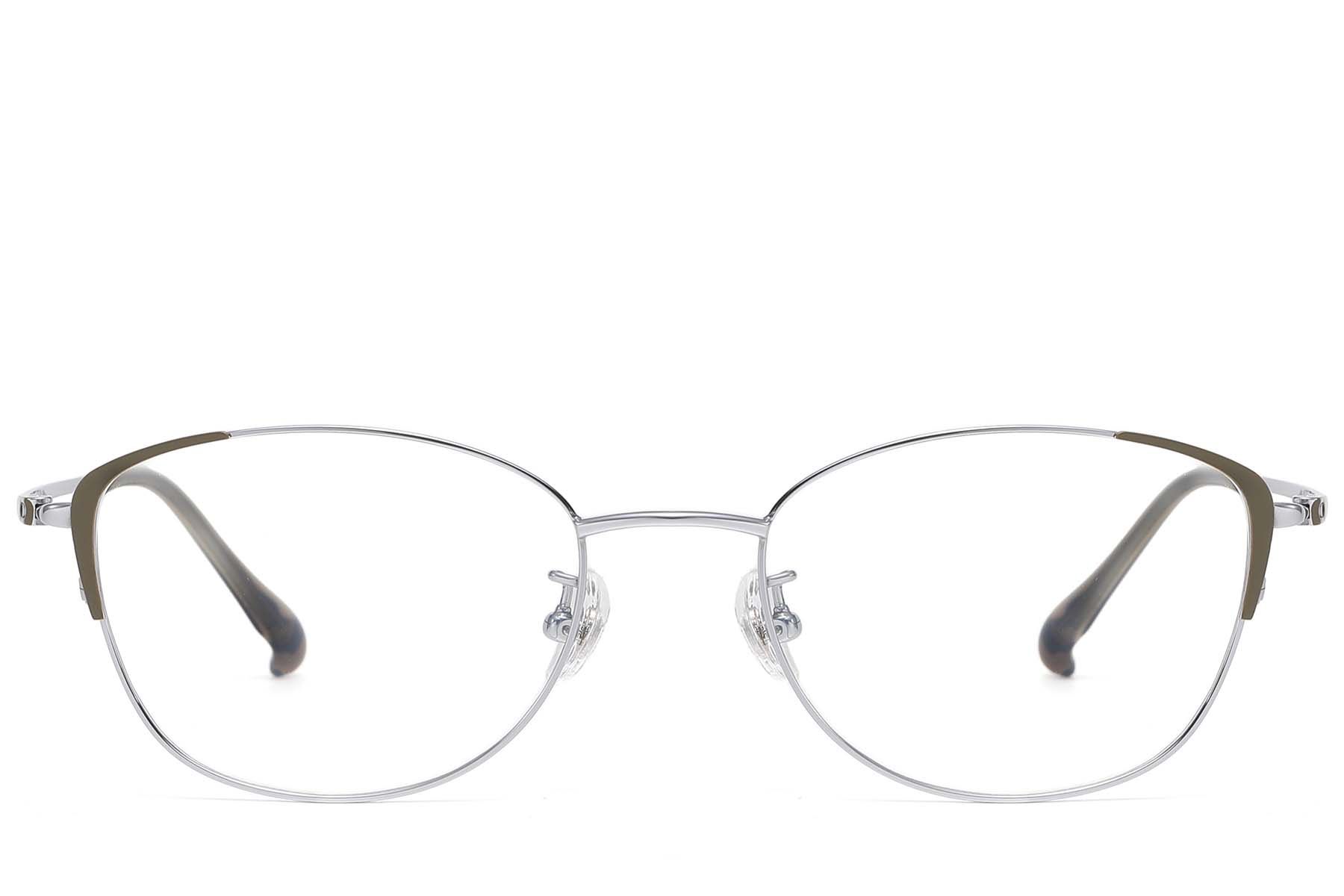 Butterfly Silver Titanium Glasses #BS1913-0776
