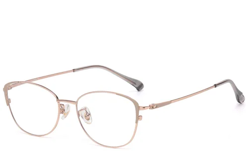 Lunettes papillon en titane rose #BS1913-0779