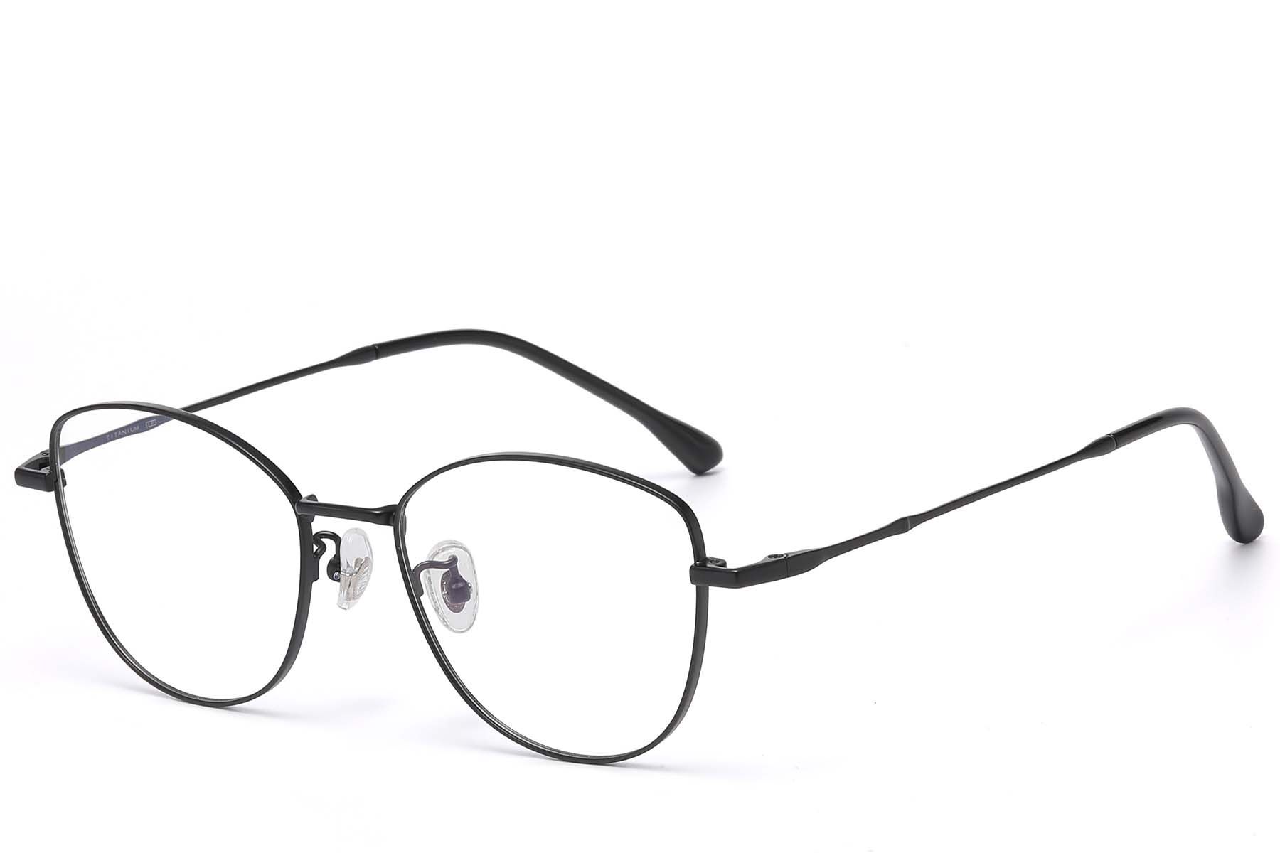 Butterfly Black Titanium Glasses #BS1913-0796