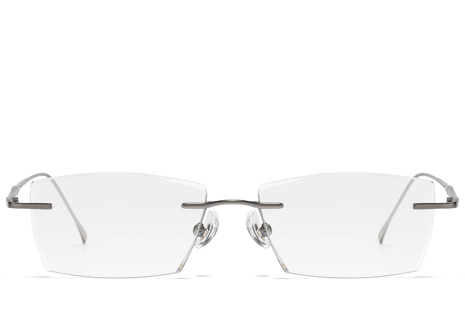 Invisible Grey Titanium Sunglasses #BS1913-0887
