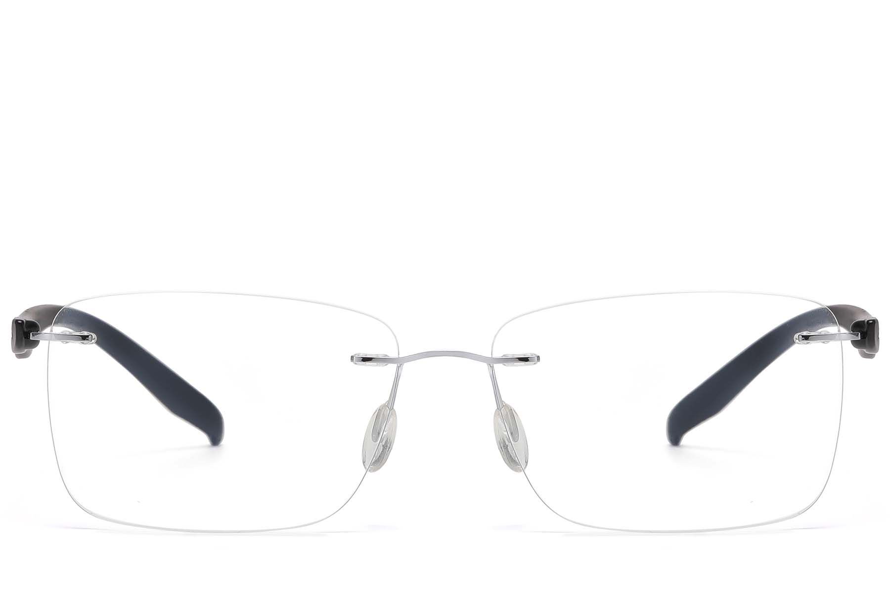 Invisible Silver Metal Glasses #BS1913-0920