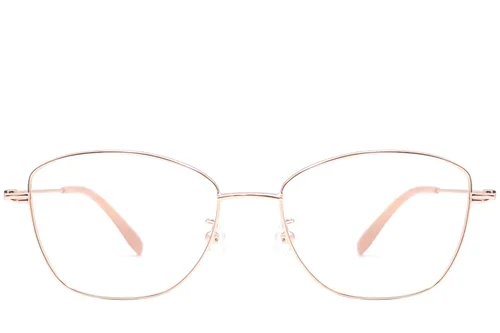 Lunettes papillon en métal doré #BS1924-0006