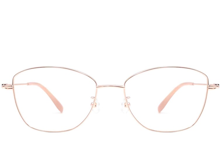 Gafas de metal dorado con forma de mariposa #BS1924-0006