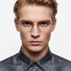 Gafas de metal dorado con forma de mariposa #BS1924-0006