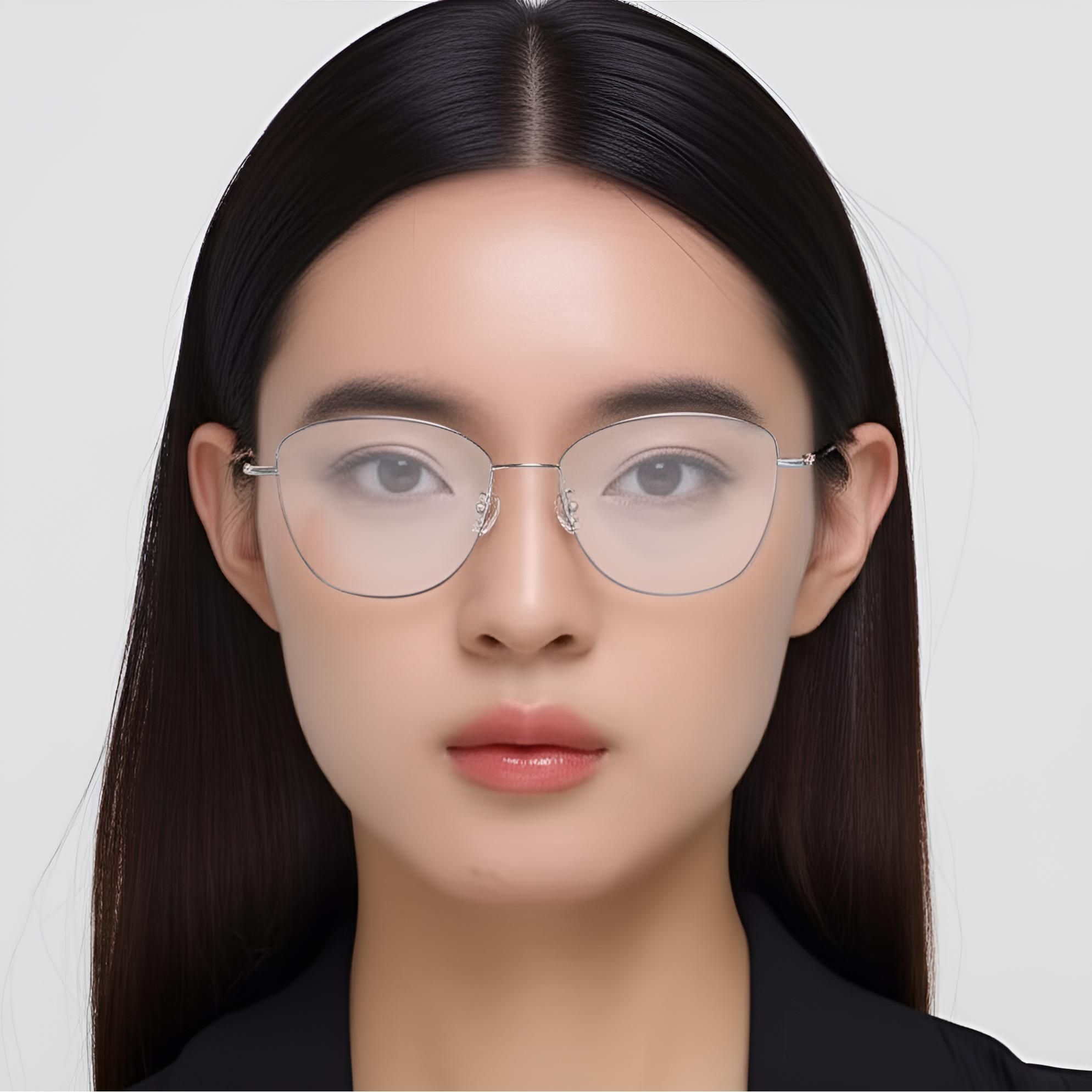 Butterfly Silver Metal Glasses #BS1924-0007