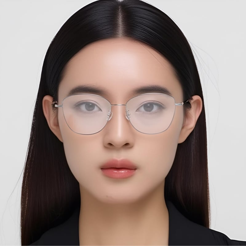 Butterfly Silver Metal Glasses #BS1924-0007