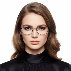 Gafas de metal negro con forma de mariposa #BS1924-0008