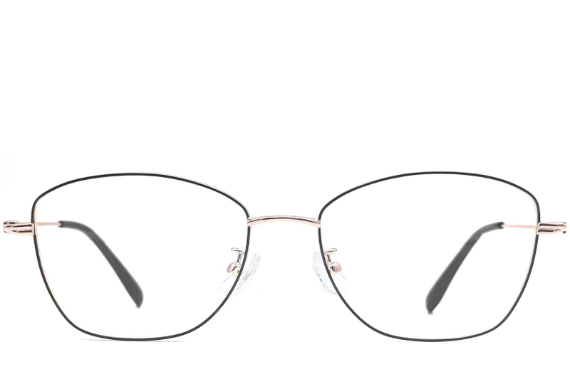 Gafas de metal dorado con forma de mariposa #BS1924-0009