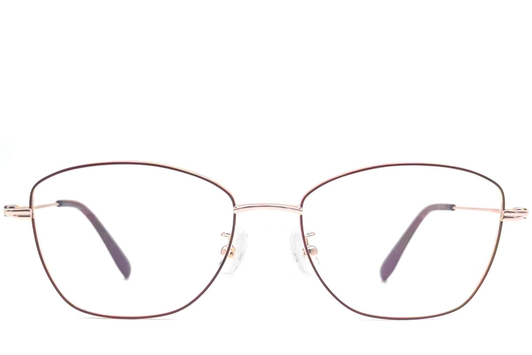 Butterfly Red Metal Glasses #BS1924-0010