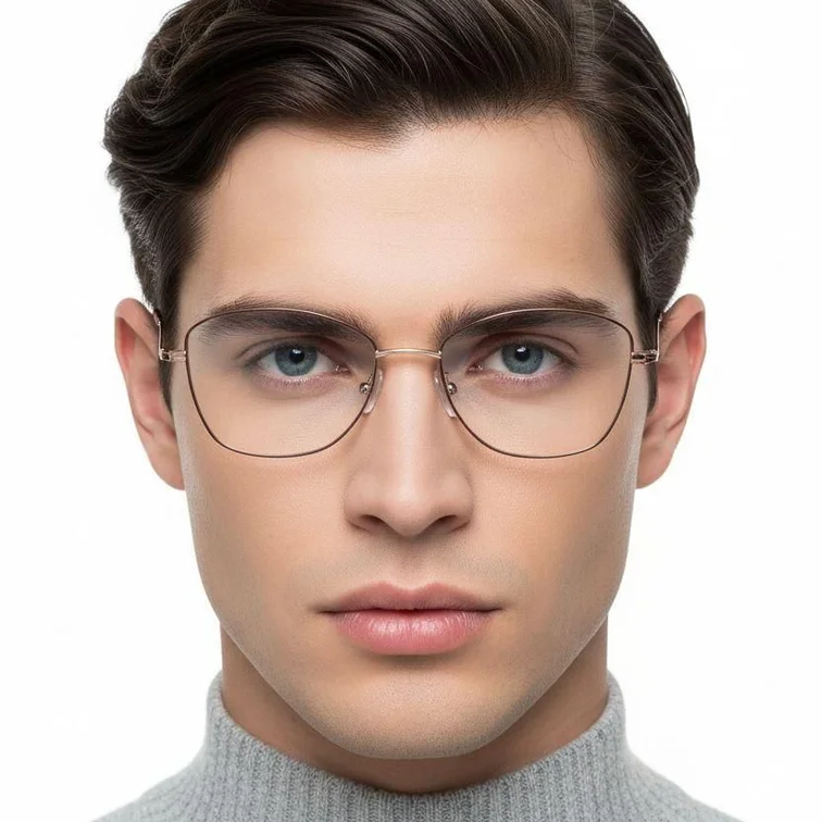 Butterfly Red Metal Glasses #BS1924-0010