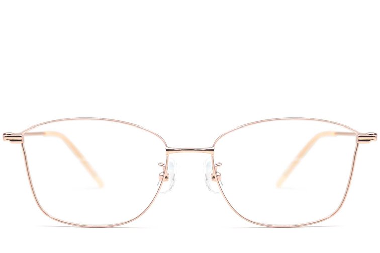 Gafas de metal rosa mariposa #BS1924-0011