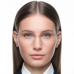 Butterfly Pink Metal Glasses #BS1924-0011