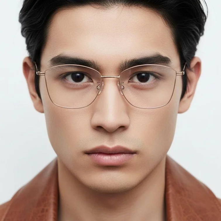 Gafas de metal rosa mariposa #BS1924-0011