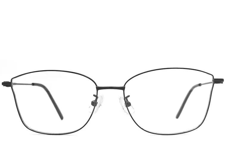 Gafas de metal negro con forma de mariposa #BS1924-0013