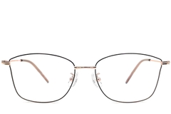 Gafas de metal dorado con forma de mariposa #BS1924-0014