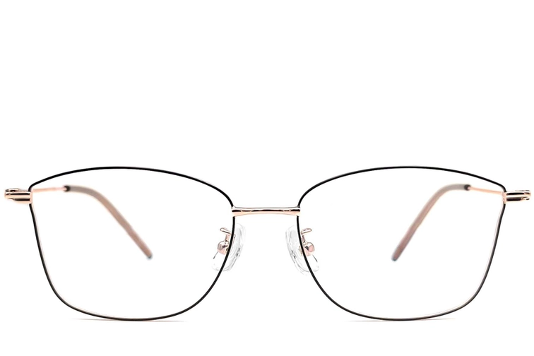 Gafas de metal dorado con forma de mariposa #BS1924-0014