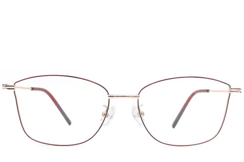 Butterfly Red Metal Glasses #BS1924-0015
