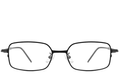 Rectangular Black Metal Glasses #BS1924-0018