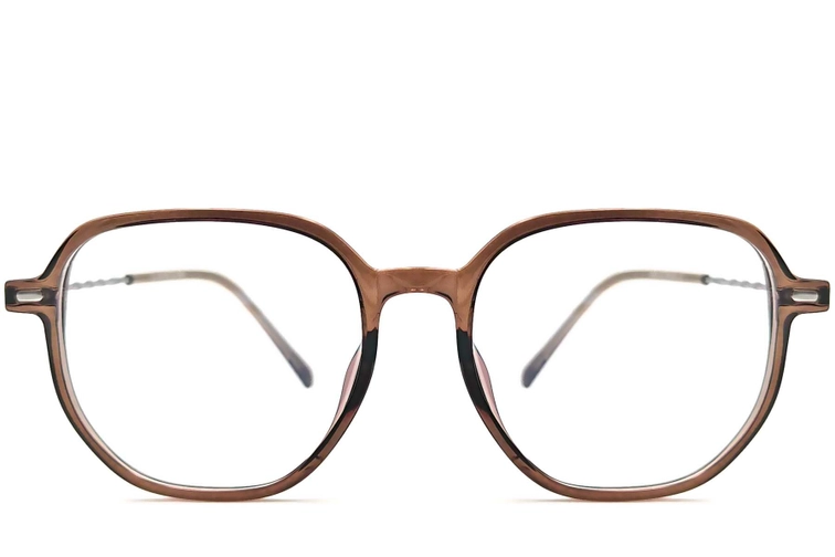 Gafas geométricas TR90 marrones #BS1924-0020
