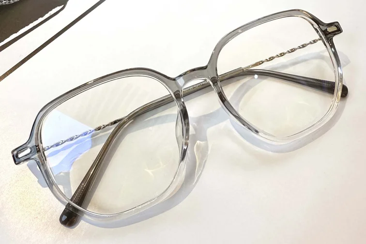 Geometric Grey TR90 Glasses #BS1924-0021