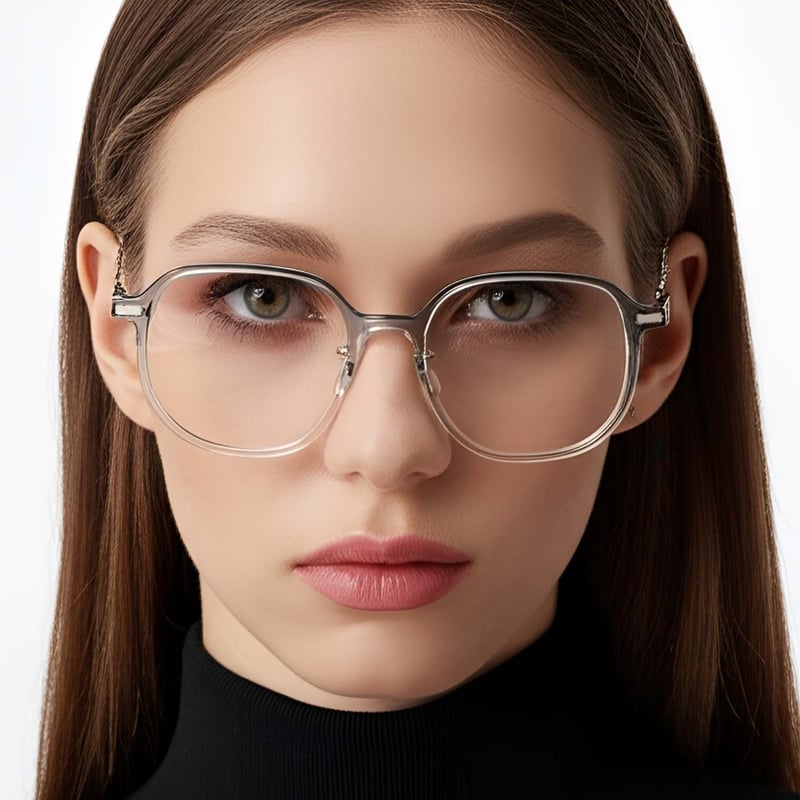 Gafas geométricas TR90 grises #BS1924-0021