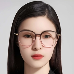 Geometric Pink TR90 Glasses #BS1924-0024