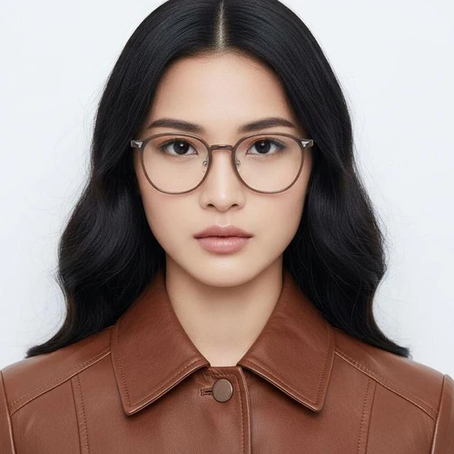 Oval Brown TR90 Glasses #BS1924-0029