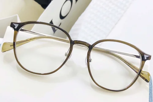 Lunettes ovales vertes TR90 #BS1924-0030