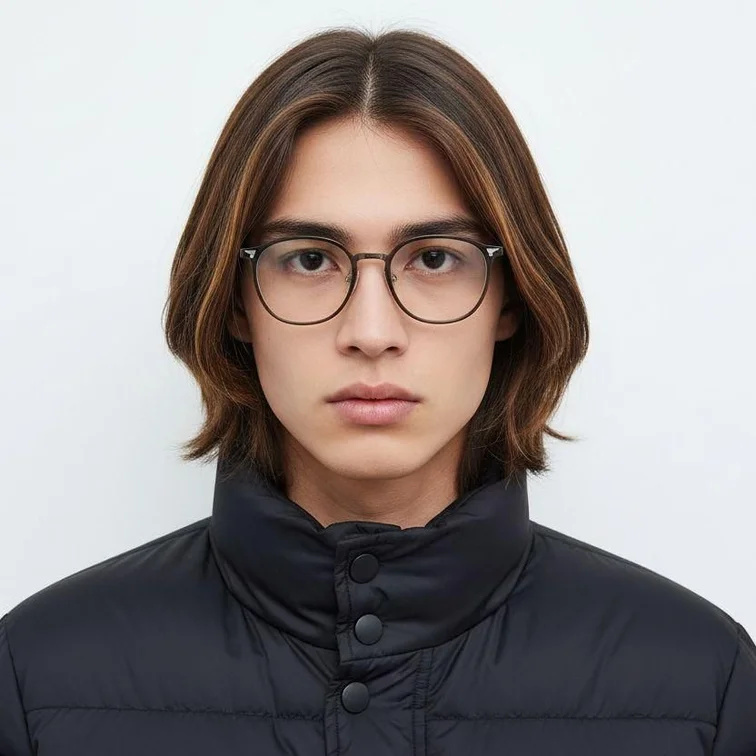 Oval Green TR90 Glasses #BS1924-0030
