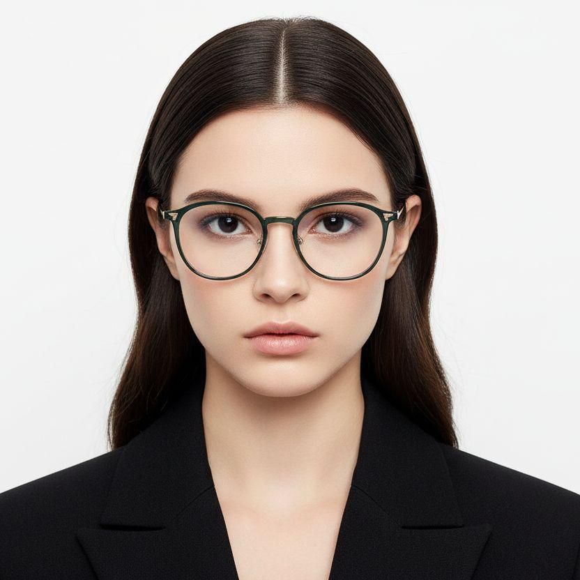 Oval Blue TR90 Glasses #BS1924-0031