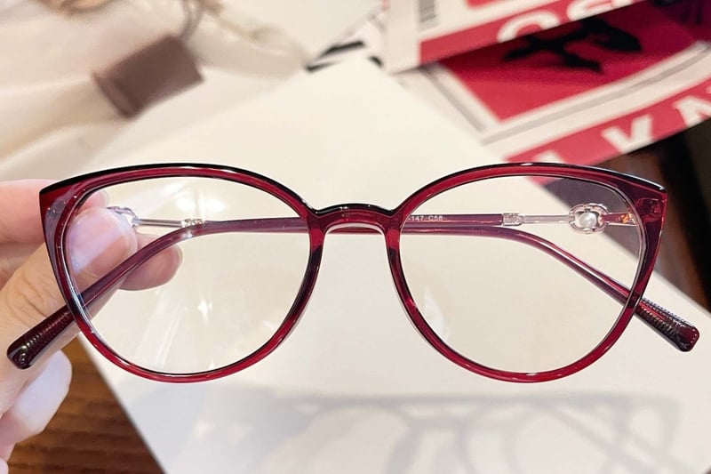 Butterfly Red TR90 Glasses #BS1924-0034