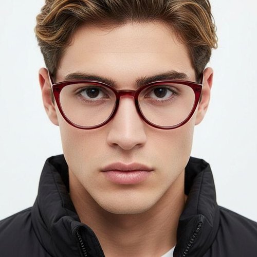Lunettes papillon rouges TR90 #BS1924-0034