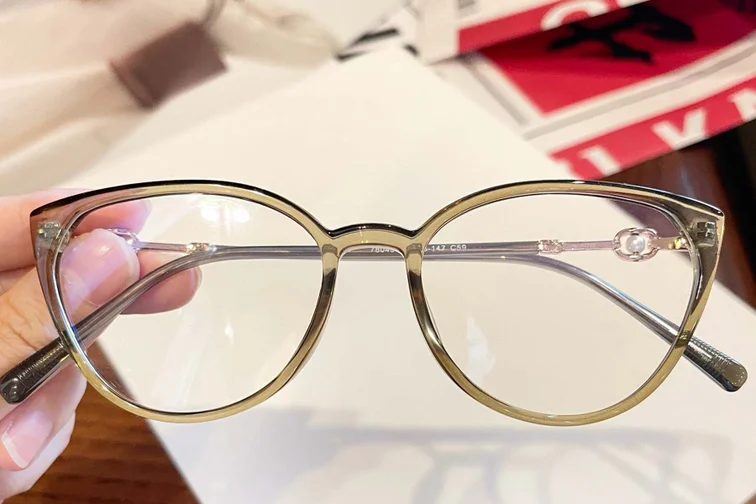 Butterfly Green TR90 Glasses #BS1924-0035