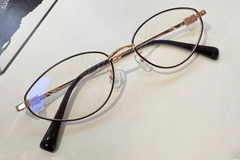 Gafas de metal negro con forma de mariposa #BS1924-0042