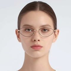 Gafas de metal negro con forma de mariposa #BS1924-0042