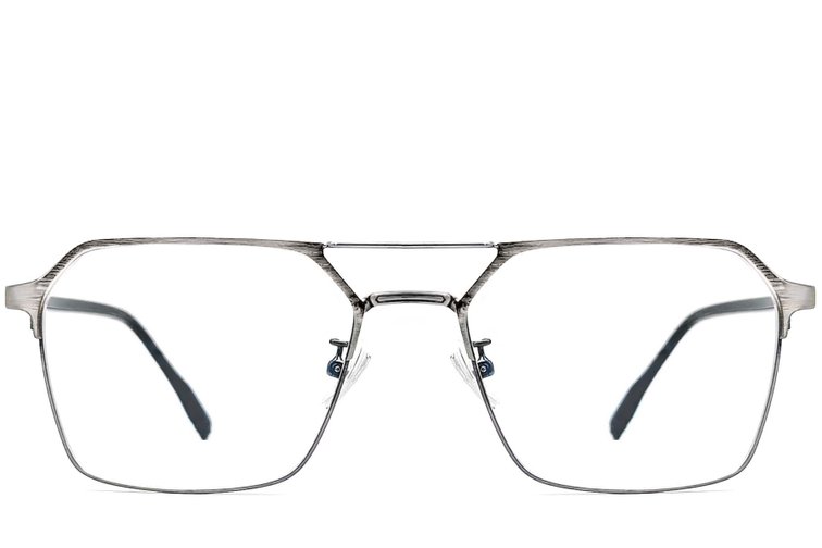 Lunettes aviateur en métal gris #BS1924-0050