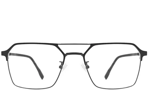 Lunettes aviateur en métal noir #BS1924-0051