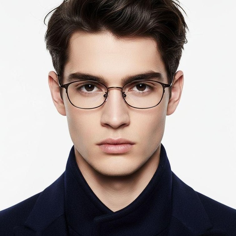 Butterfly Brown Metal Glasses #BS1924-0054