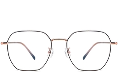 Geometric Black Metal Glasses #BS1924-0063