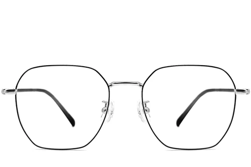 Geometric Black Metal Glasses #BS1924-0064